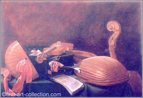 Still Life with Musical Instruments